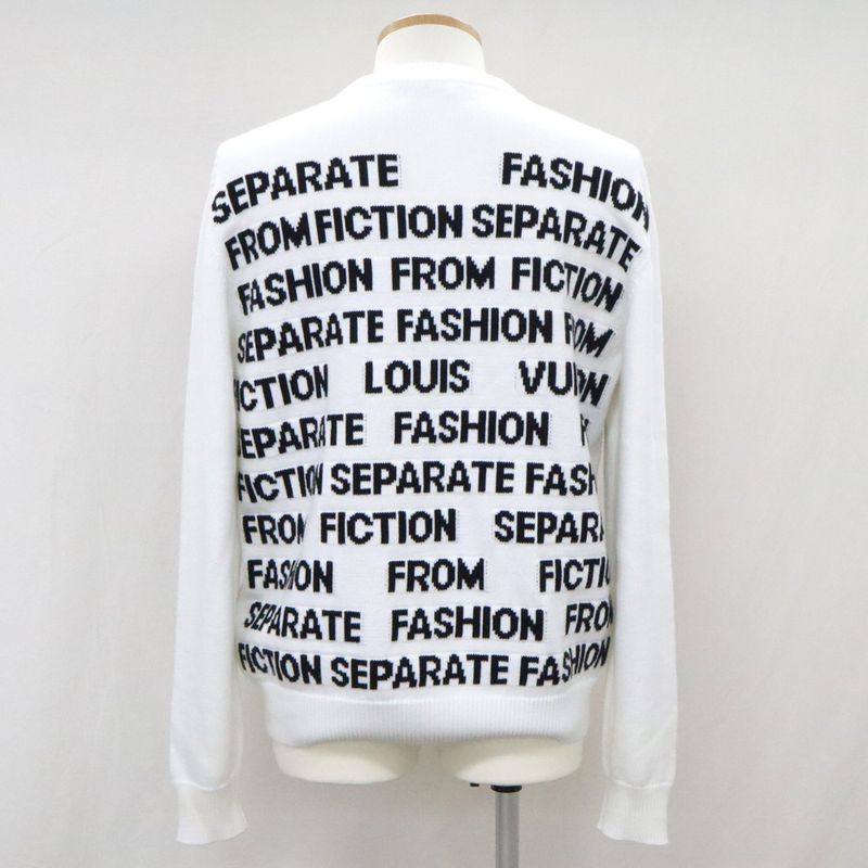 Louis Vuitton Letters Set Rm212m USO Hln06w White Long Sleeve Cool