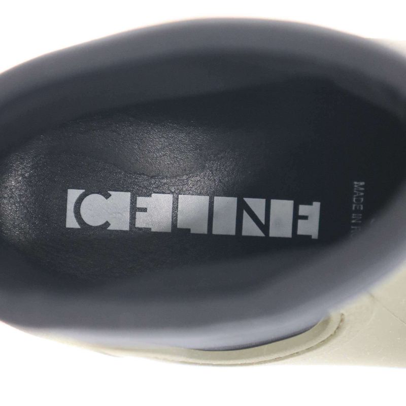 Celine 18ss Phoebe Period Side Gore Ankle Rain Boots Khaki 35