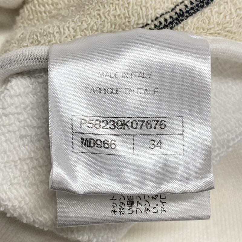 Chanel Trainers Size 34 S Women's P58239 White X Dark Navy X Beige Coco Mark /