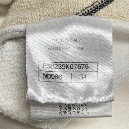 Chanel Trainers Size 34 S Women's P58239 White X Dark Navy X Beige Coco Mark /