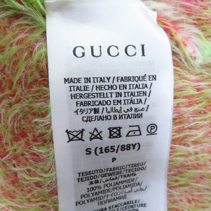 Gucci×adidas 717694 Oversized Trefoil Belted Coat Cardigan Green S Made In