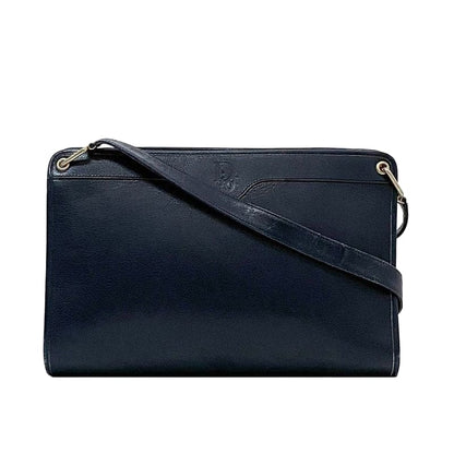 Christian Dior Semi Shoulder Bag Ec21624 Navy