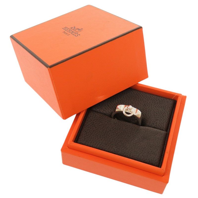 Hermes Collier De Chien PM Silver 925 Approx Size 12 Silver Ring 1409 Hermes