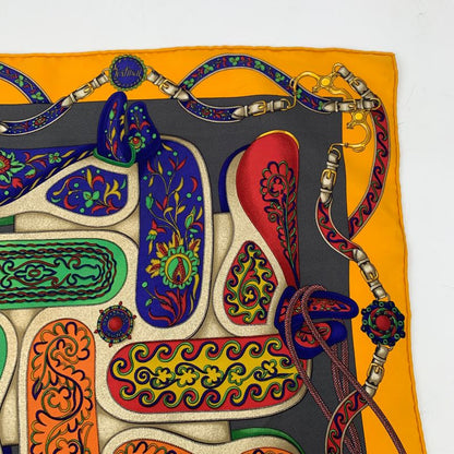 Hermes Scarf Silk Festival Multicolor