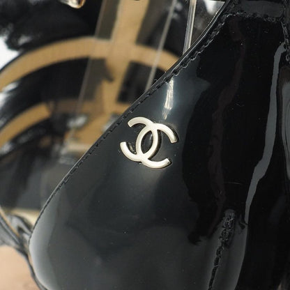 Chanel Sandals Size 35.5 Lace Shoes Ankle Strap Thong Sandals Mules CC Logo