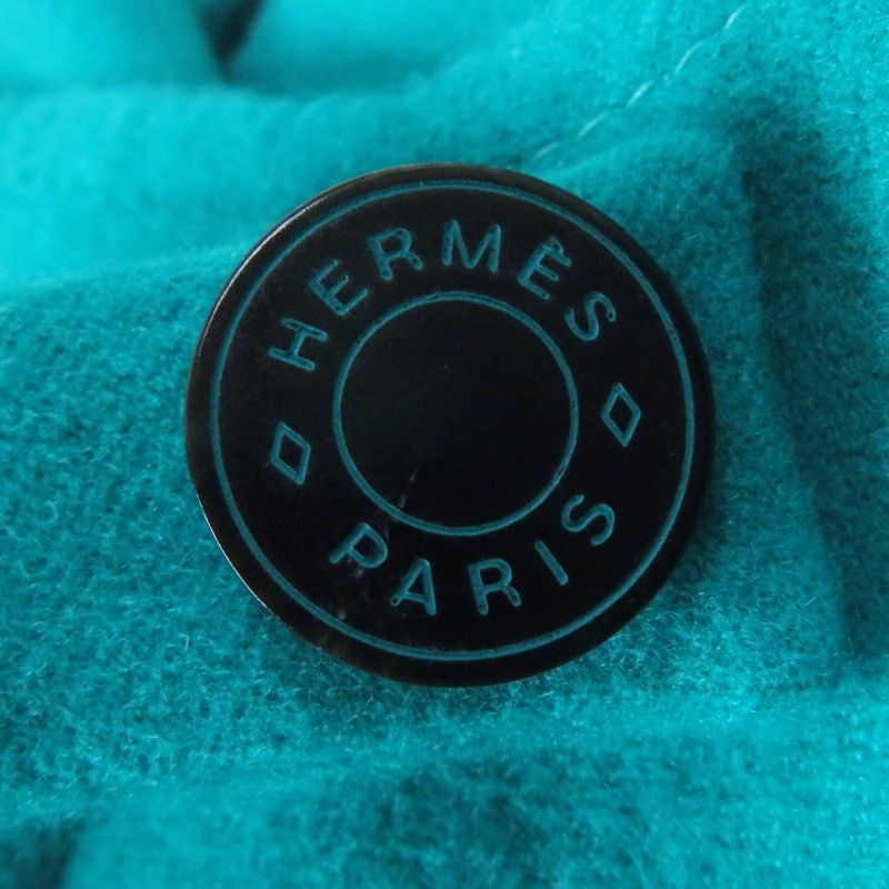 Hermes 24SS 4e0177dc 100% Cashmere Serie Button Belt Wrap Long Gilet/vest