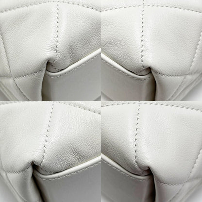 Chanel Matelasse As3292 White Chain Tote Bag Lambskin Ladies Gold Hardware