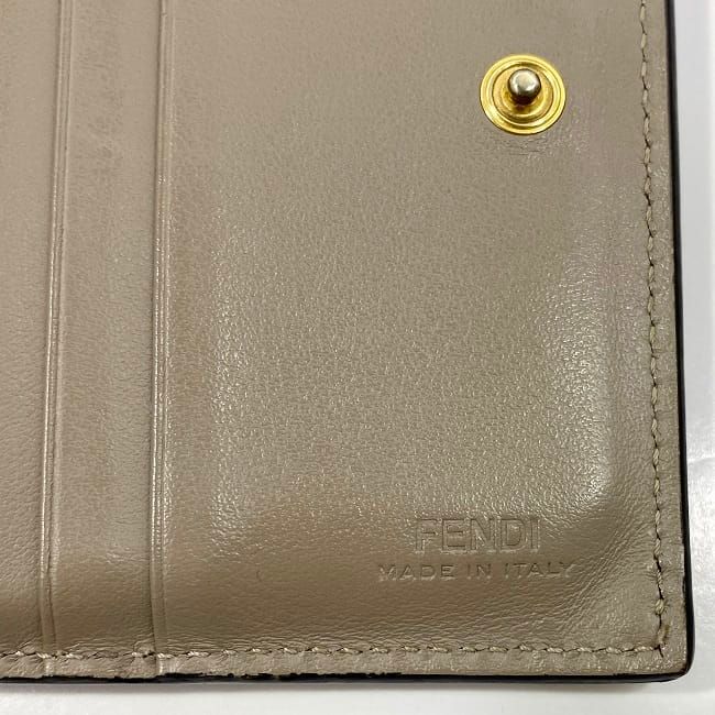 Fendi Bifold Wallet Pink Beige Bytheyard 8m0387 Wallet