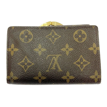 Louis Vuitton M61663 Monogram PVC Portmonnais Vieviennois Brown 403688 Bifold
