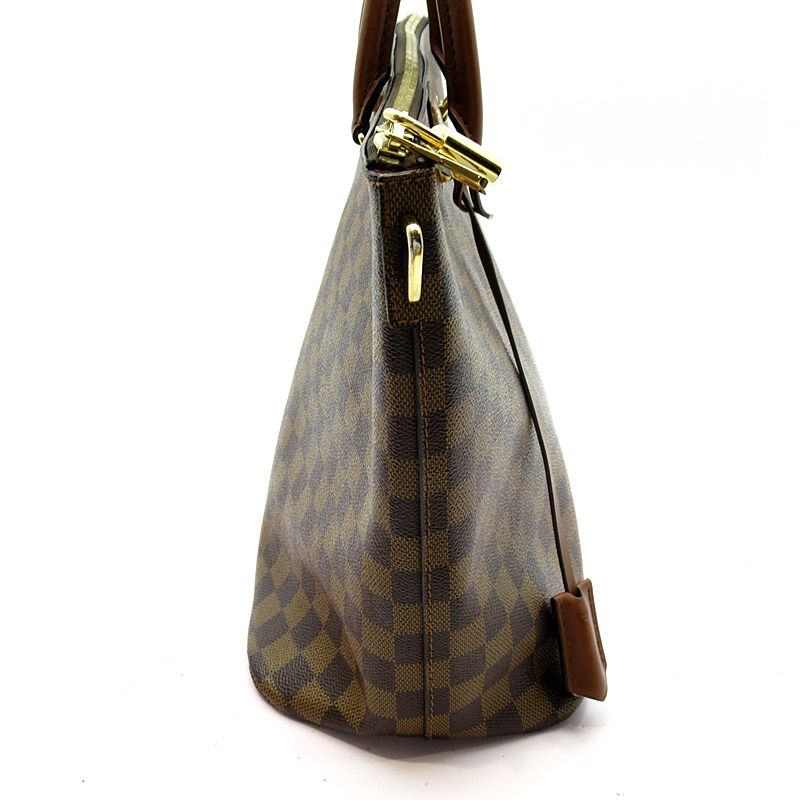 Louis Vuitton Belmont N63169 Damier Women's Tote Bag Brown Excellent Condition
