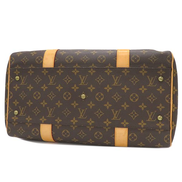 Louis Vuitton Boston Bag Carryall Monogram Canvas Monogram Gold Hardware Brown