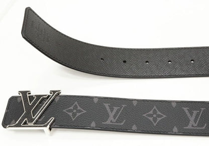 Louis Vuitton Men's Belt Taiga Llama Noir Black (black) Belt LV Initials 40mm