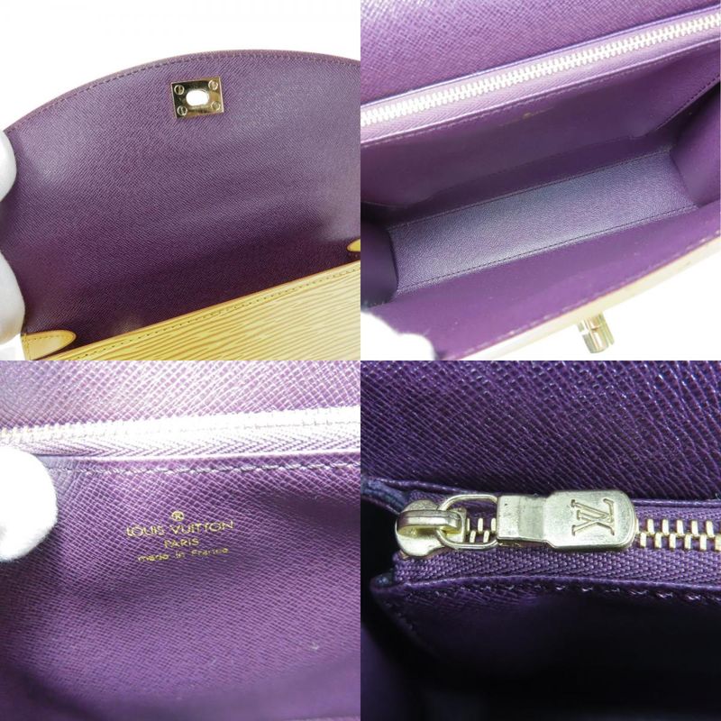 Louis Vuitton Handbag Malesherbes M52379 Epi Leather Yellow Gold Hardware Top