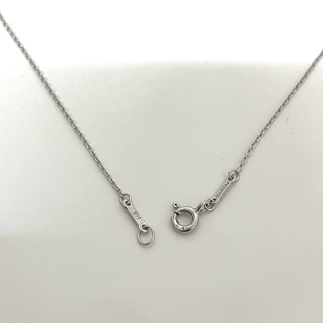 Tiffany & Co Open Heart Necklace Ec22787 Silver
