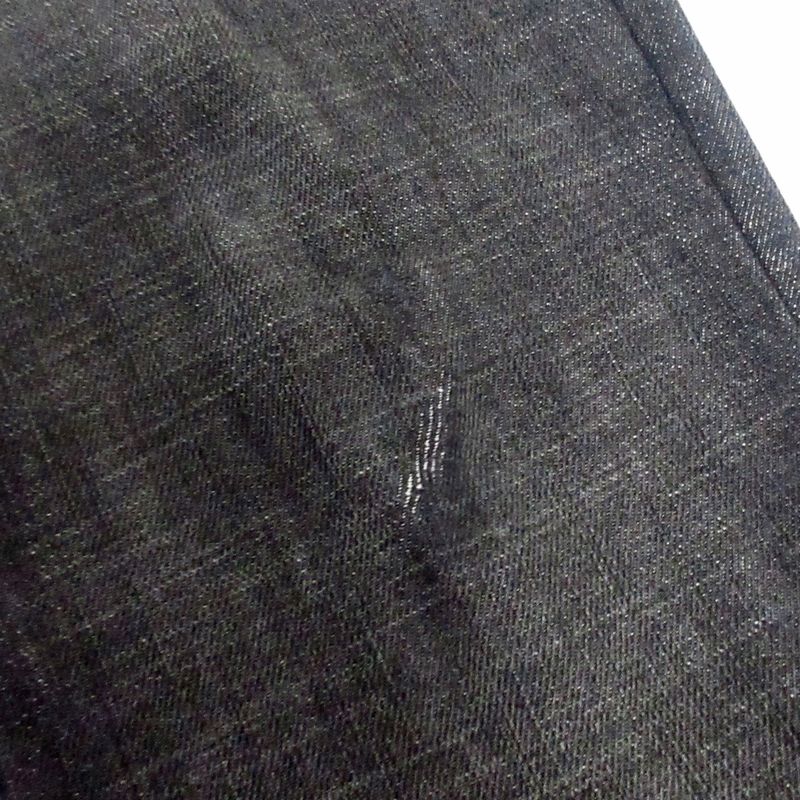 Chanel Jeans Size 38 M Women's P41841 Black Cotton