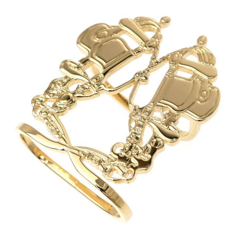 Hermes Scarf Ring 70 Brid De Gala Gold Color Small Accessories