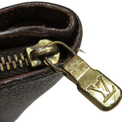 Louis Vuitton Monogram Porte Papier Zip M61207 Round Zipper Bifold Wallet Unisex