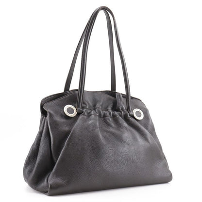 Bvlgari Twisted Calf Dark Brown Women's Tote Bag