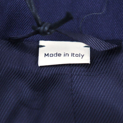 Gucci 23SS 736770 100% Wool Notched Lapel Walnut Double Breasted Jacket Navy 48