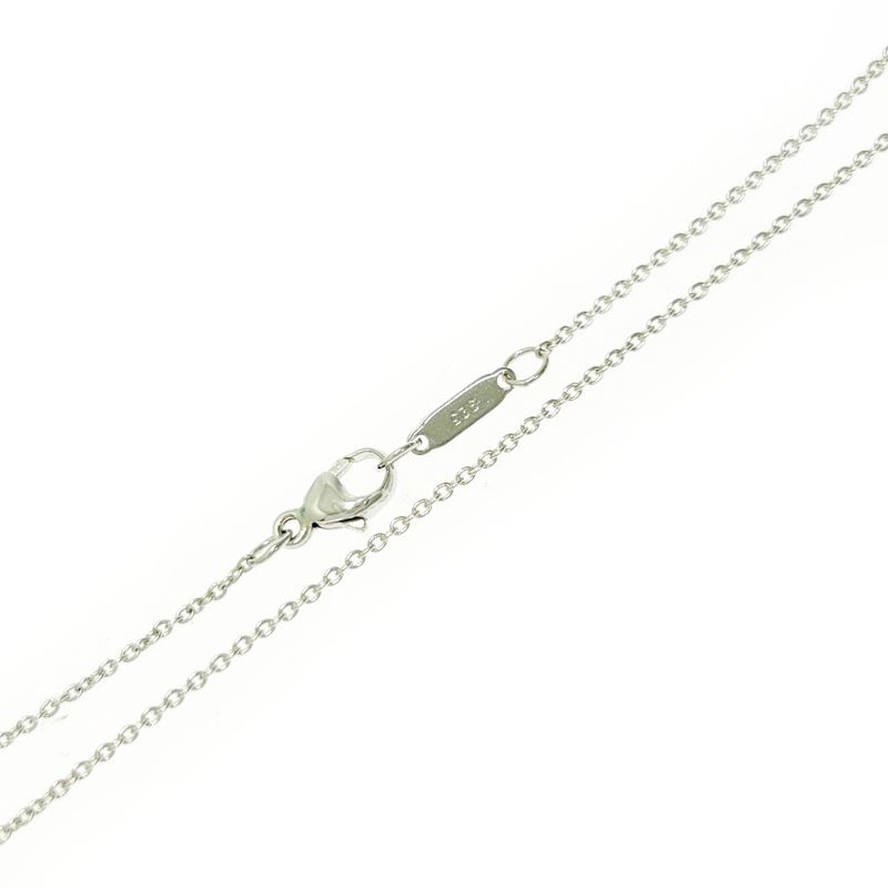 Tiffany & Co Silver 1837 Round Lock Necklace 10.4g 925 Engraved 465502 Necklace