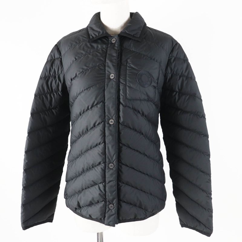 Hermes 23-24aw 3h0185da Serie Button Serie Rubber Patch Cotton Down Jacket