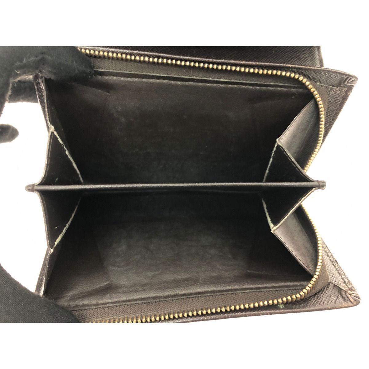 Louis Vuitton Women's Bifold Wallet Damier Porte Feuille Tresor L-Shaped