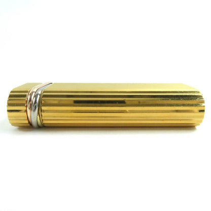 Cartier New Shape Short Trinity Oval Stripe Gas Lighter Smoking