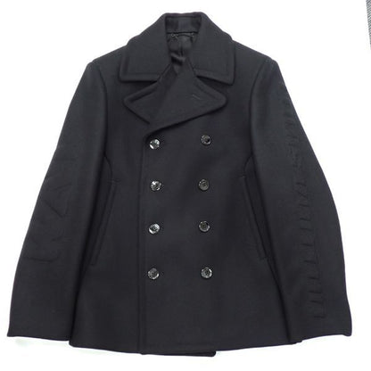Louis Vuitton Technical Wool Pea Coat 1a8wql Men's #44 Double Breasted P Coat