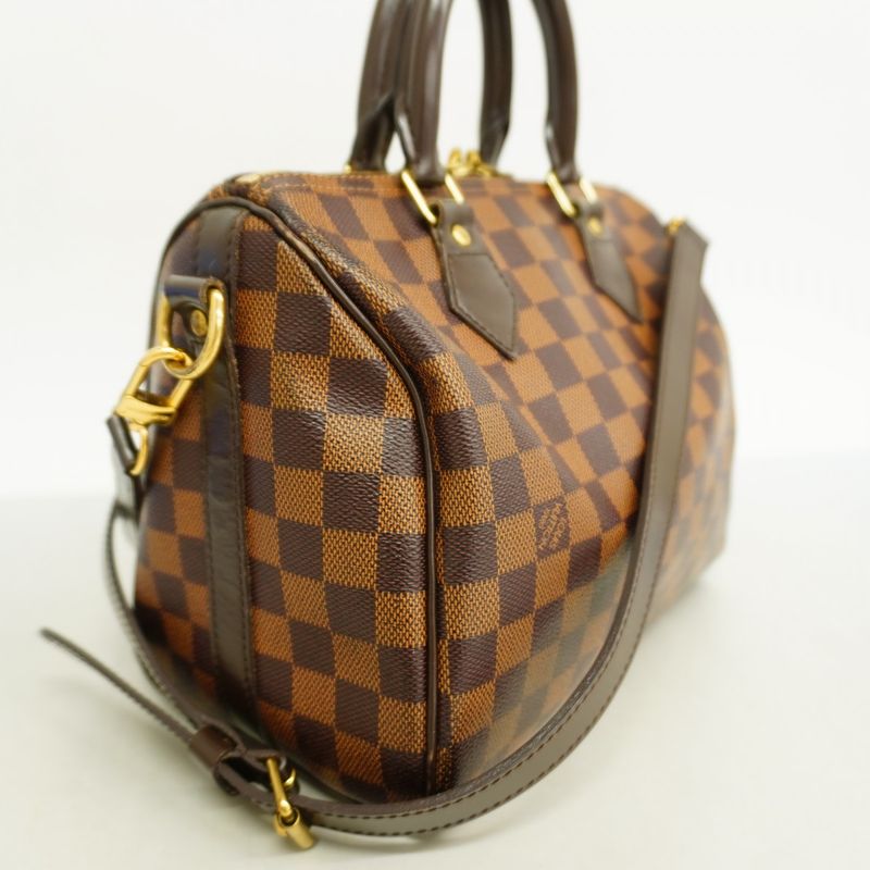 Louis Vuitton Handbag Damier Speedy Bandoliere 25 N40575 Ebène Women's