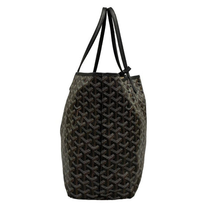 Goyard Tote Bag Saint Louis PM Black×brown×white Leather