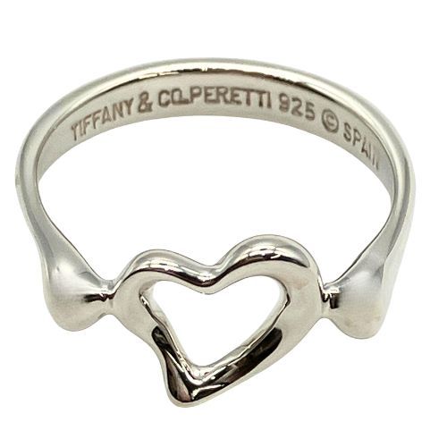 Tiffany & Co Tiffany & Co Ring - Open Heart Silver