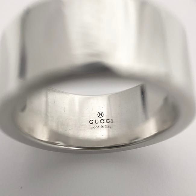 Gucci G Cut Ring Silver Jp 9 Ag 925