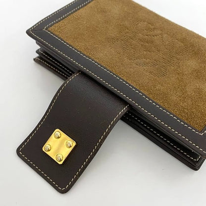 Loewe Fold Wallet Brown Beige