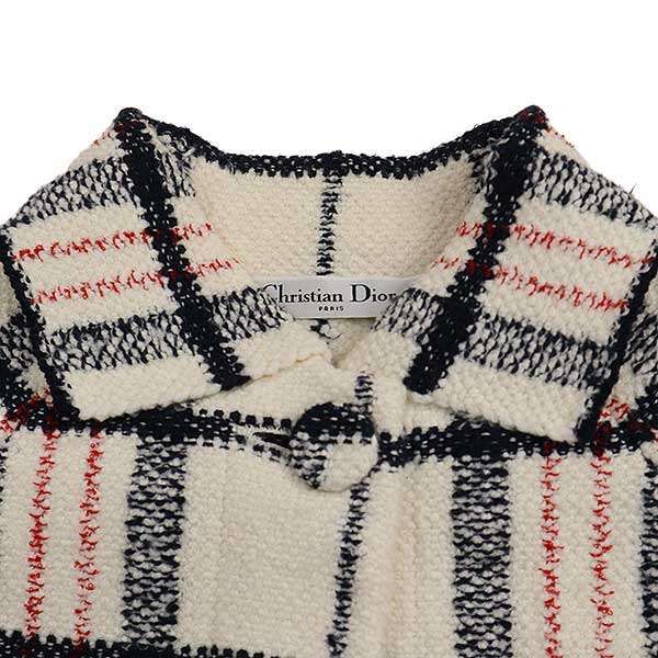 Christian Dior 22aw Technical Cotton and Wool Knit Jacket 224v13am706 White 36