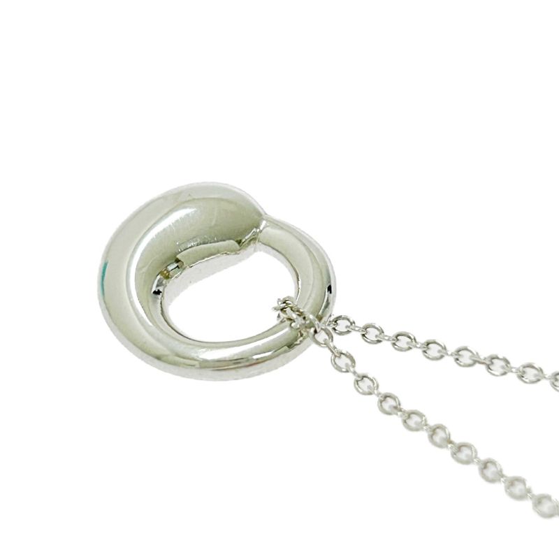 Tiffany & Co Silver Eternal Circle Necklace 3.2g 925 Engraved 472559 Necklace