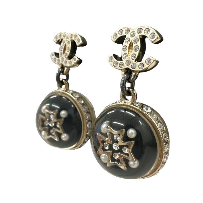Chanel Crystal Earrings