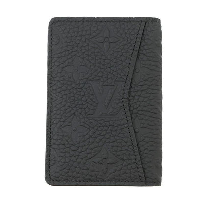 Louis Vuitton Card Case Monogram Taurillon Organizer de Poche Noir Black