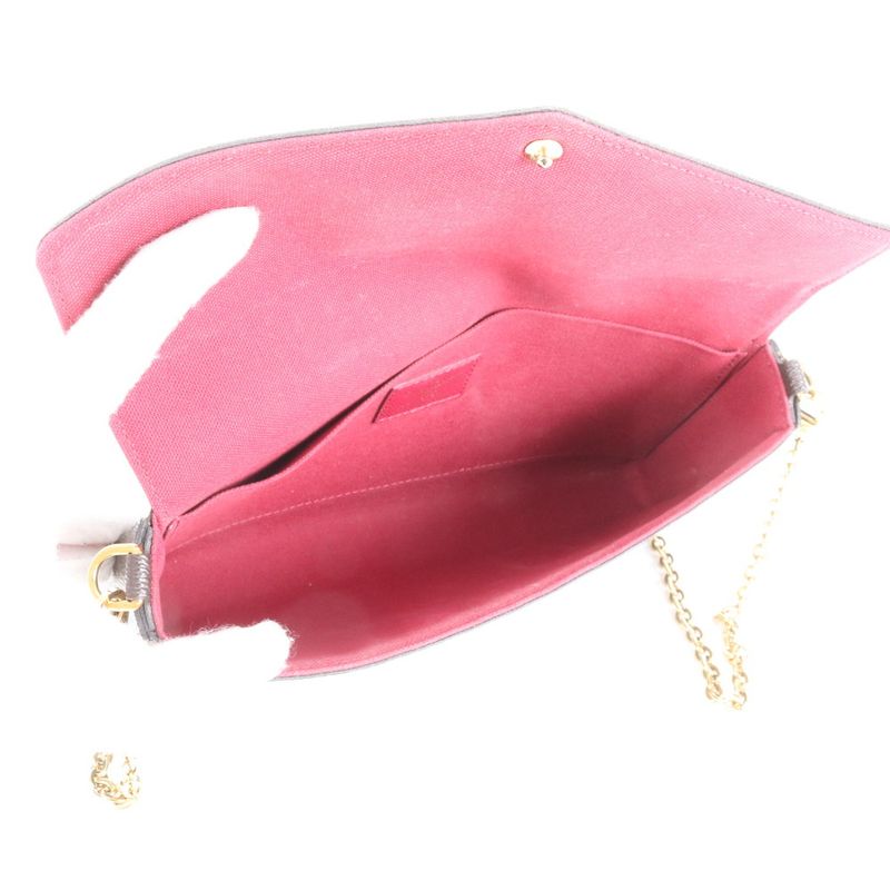 Current Louis Vuitton Monogram Pochette Felicie M81896 Shoulder Bag Crossbody