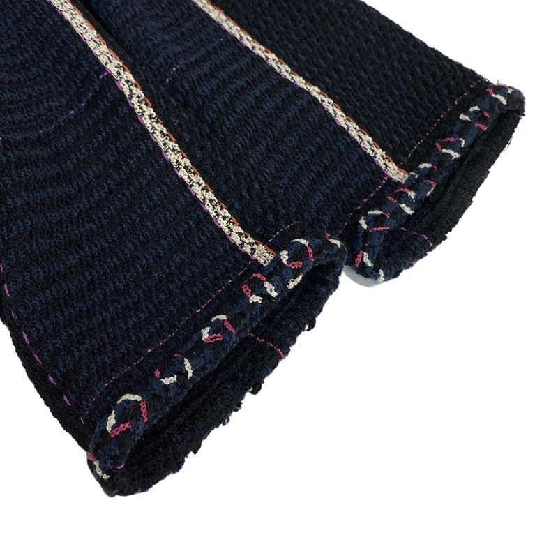 Chanel Skirt Suit Women's P29905/p29915 Black×navy×multi Seventh Sleeve/tweed/co