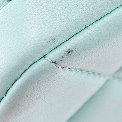 Chanel Trendy Coco Mark Matelasse 2WAY Shoulder Calf Light Blue Women's Handbag