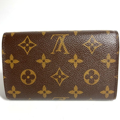 Louis Vuitton Bifold Wallet Portefeuille Trésor M61736 Monogram Canvas Brown