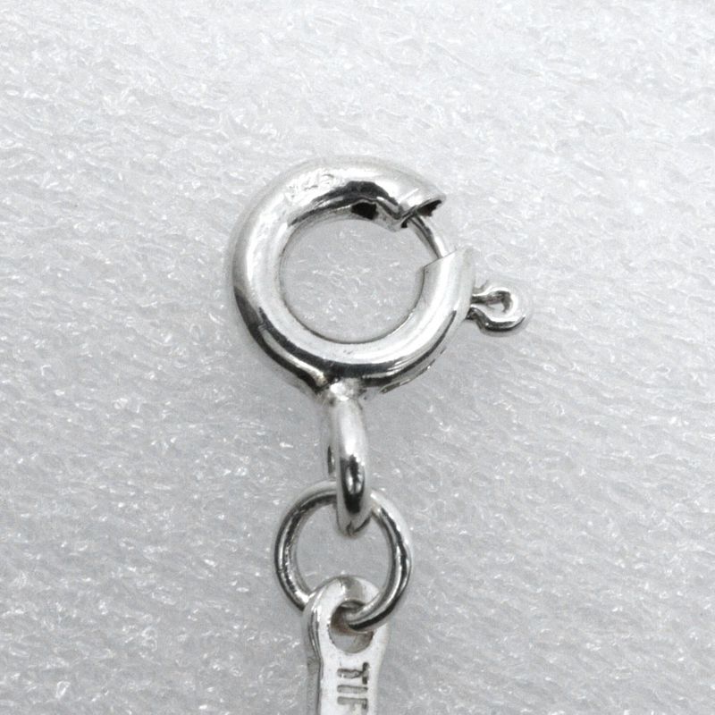 Tiffany & Co Open Heart Elsa Peretti 925 Silver Ladies 4.6g Necklace