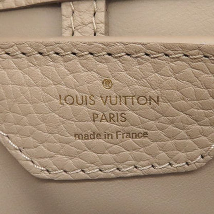 Louis Vuitton 2way Bag Capucines MM Taurillon Leather Beige Gold Hardware