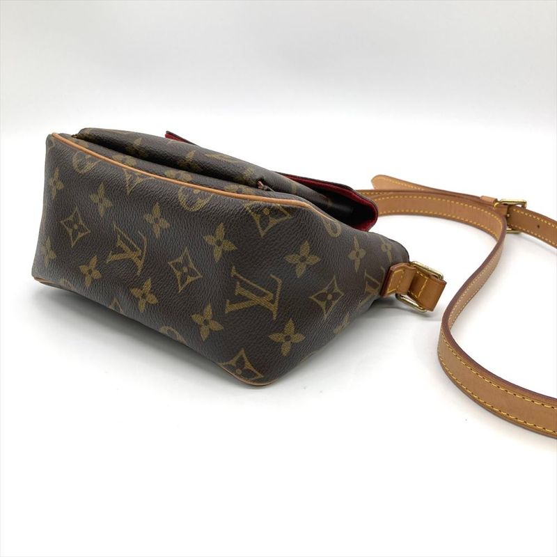 Louis Vuitton Vivacite PM Shoulder Bag Monogram Canvas M51165 Brown Women