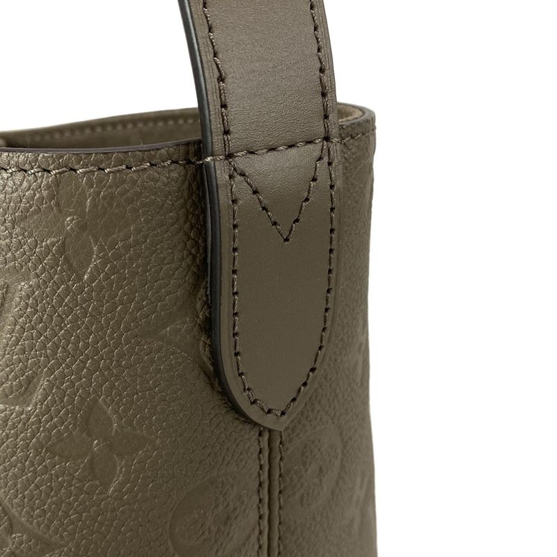 Louis Vuitton Shoulder Bag Monogram Empreinte All In GM M25823 Smoked Leather