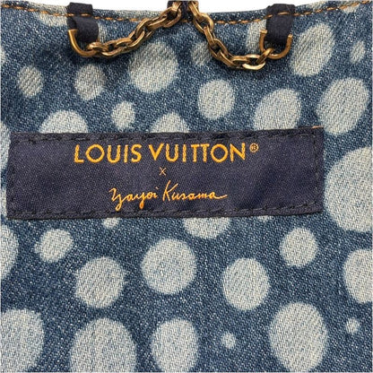 Louis Vuitton Rm232h YN4 Hos33w Yayoi Kusama Infinity Dot Denim Short-sleeved