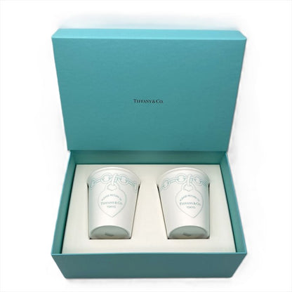 Tiffany & Co Tiffany & Co Return To Etched Coffee Cup Glasses Bone China White