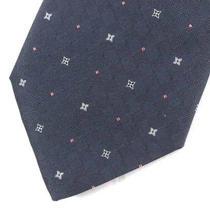 Louis Vuitton Silk Damier Monogram Set Of Two Ties Neckties Gray Made In Italy