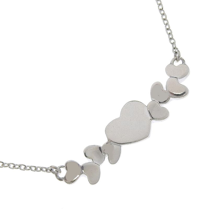 Tiffany & Co Modern Heart Paloma Picasso 925 Silver Ladies 2.5g Necklace
