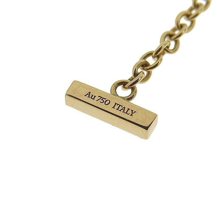 Tiffany & Co T Smile Diamond Bracelet 18K Pink Gold 750 Pink Gold Diamond 16cm